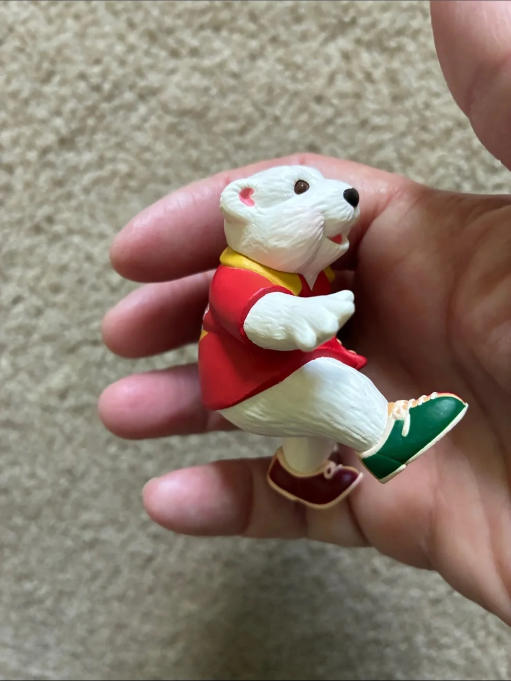 1998 Hallmark Keepsake Ornament Polar Bowler Christmas Tree Ornament
